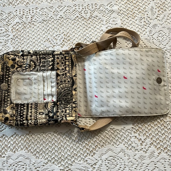 Sakroots Black & White Crossbody - Picture 7 of 11